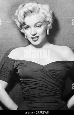 MARILYN MONROE (1926-1962) actrice américaine vers 1952 Banque D'Images