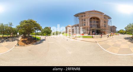 Vue panoramique à 360° de Austin, TX, USA - 24 juillet 2023 : 360 photo du Capitole du Texas à Austin