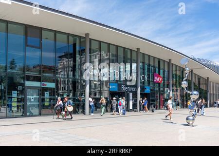 Gare d'Annecy, place de la Gare, Annecy, haute-Savoie, Auvergne-Rhône-Alpes, France Banque D'Images