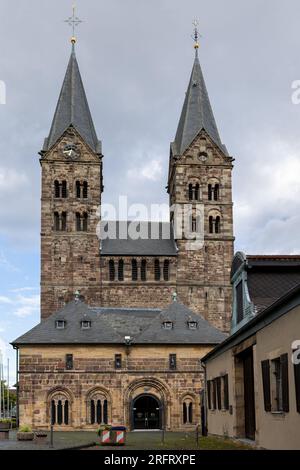 Église Saint-Pierre dans la ville de Fritzlar, Hesse, Allemagne Banque D'Images