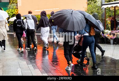 Londres, Royaume-Uni. 05 août 2023. Météo Royaume-Uni : alerte de chute d'arbres, de riptiles et de coupures de courant comme tempête Antoni Lashes UK. Crédit : Sinai Noor/Alamy Live News Banque D'Images