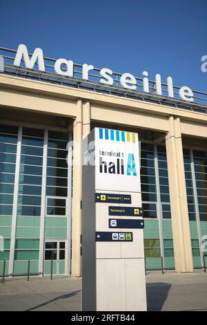 Terminal Building à Marseille aéroport Marseille France Banque D'Images