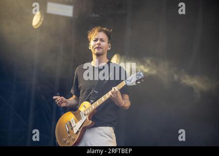 Lokeren, Belgique. 05 août 2023. XINK se produit au Lokerse Feesten, samedi 05 août 2023 à Lokeren. Le Festival a lieu du 4 août au 13 août. BELGA PHOTO NICOLAS MAETERLINCK crédit : Belga News Agency/Alamy Live News Banque D'Images