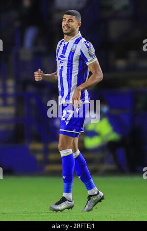 Sheffield, Royaume-Uni. 04 août 2023. Ashley Fletcher (27 ans) lors du Sheffield Wednesday FC vs Southampton FC EFL Championship Match au Hillsborough Stadium, Sheffield, Royaume-Uni le 4 août 2023 Credit : Every second Media/Alamy Live News Banque D'Images