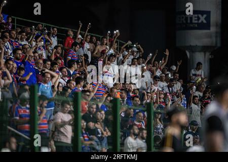 GO - GOIANIA - 08/05/2023 - BRAZILEIRO A 2023, GOIAS X FORTALEZA - Fortaleza fans lors d'un match contre Goias au stade Serrinha pour le championnat brésilien A 2023. Photo : Isabela Azine/AGIF/Sipa USA Banque D'Images