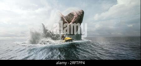 DATE DE SORTIE : 4 août 2023. TITRE : Meg 2 : la tranchée. STUDIO : Warner Bros. RÉALISATEUR : Ben Wheatley. PARCELLE : une équipe de recherche rencontre de multiples menaces tout en explorant les profondeurs de l’océan, y compris une exploitation minière malveillante. AVEC JASON STATHAM dans le rôle de Jonas Taylor. (Image de crédit : © Warner Bros/Entertainment Pictures/ZUMAPRESS.com) USAGE ÉDITORIAL SEULEMENT! Non destiné à UN USAGE commercial ! Banque D'Images