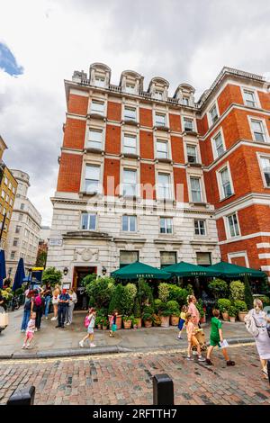 Le restaurant Ivy Market Grill à Henrietta Steet, Covent Garden au cœur des théâtres dans le West End de Londres, WC2 Banque D'Images