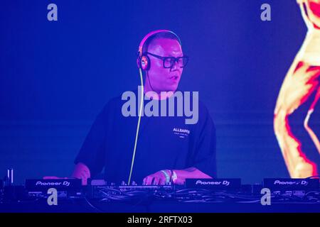 Brighton, Royaume-Uni. Samedi 5 août 2023.GOK WAN DJ's au Fabuloso, fierté dans le parc Brighton © Jason Richardson / Alamy Live News Banque D'Images