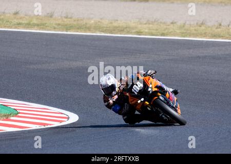 Suzuka, JAPON, 4 août 2023. Ryuichi Kiyonari du Japon sur le Team TOHO Racing Honda CBR1000RR-R Fireblade SP Category EWC lors de la 44E course Coca-Cola Suzuka 8h Endurance Race 2023, Suzuka Japon. Crédit : Ivica Glavas/Speed Media/Alamy Live News Banque D'Images