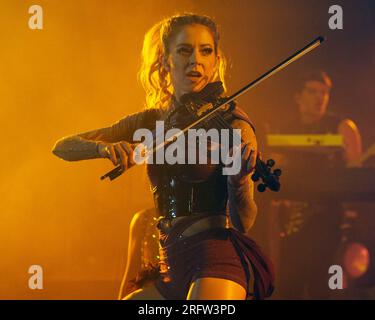 Columbus, Ohio, États-Unis. 5 août 2023. Lindsey Stirling se produit à la Ohio State Fair. Crédit : Brent Clark/Alamy Live News Banque D'Images