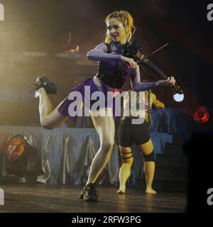 Columbus, Ohio, États-Unis. 5 août 2023. Lindsey Stirling se produit à la Ohio State Fair. Crédit : Brent Clark/Alamy Live News Banque D'Images