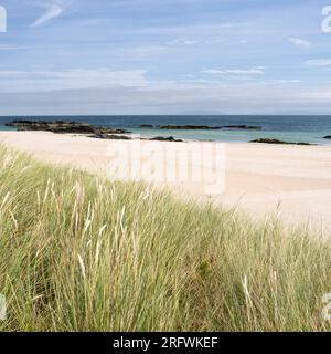 Balnahard Beach Colonsay, Hébrides intérieures, Écosse Banque D'Images