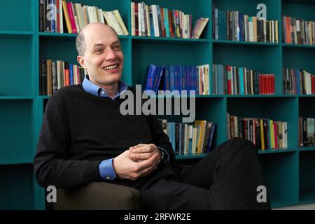 Alain de Botton auteur et philosophe britannique d'origine suisse. Banque D'Images