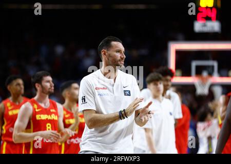 Rudy Fernandez est vu lors du match amical international de basket-ball entre l'Espagne et le Venezuela le 4 août 2023 au pavillon Wizink Center à Madrid, en Espagne Banque D'Images