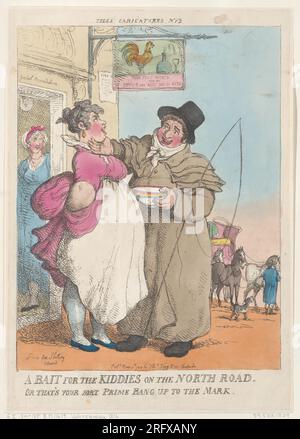 Un appât pour les enfants sur la route du Nord. Ou c'est votre sort Prime Bang up the Mark [5 mai 1810], réimpression par Thomas Rowlandson Banque D'Images