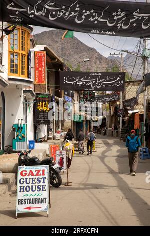 Inde, Jammu & Cachemire, Kargil, vieux bazar Banque D'Images