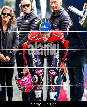 NORTHAMPTON, ROYAUME-UNI. 06 août 23. Lors de la finale du Grand Prix de Grande-Bretagne Monster Energy sur le circuit de Silverstone le dimanche 06 août 2023 à NORTHAMPTON, EN ANGLETERRE. Crédit : Taka G Wu/Alamy Live News Banque D'Images