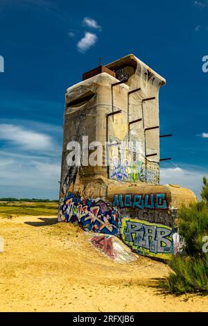 Sur la route de la péninsule de Quiberon le long de la magnifique côte Atlantique - Bretagne - France Banque D'Images