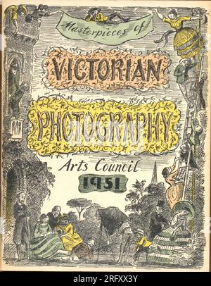 Couverture du catalogue Masterpieces of Victorian Photography illustré par Ardizzone 1951 Banque D'Images