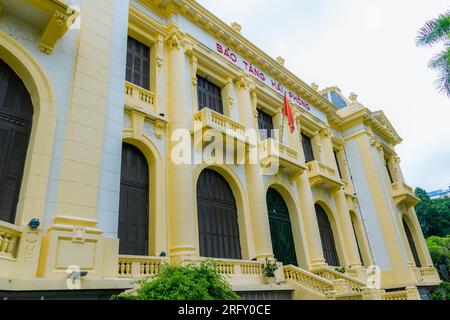 Vue extérieure de l'aéroport Cat Bi dans la ville de Hai Phong, Viet Nam. 26 juillet 2023. Banque D'Images