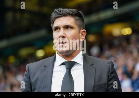 Sheffield, Royaume-Uni. 04 août 2023. Sheffield Wednesday Manager Xisco Munoz lors du Sheffield Wednesday FC vs Southampton FC EFL Championship Match au Hillsborough Stadium, Sheffield, Royaume-Uni le 4 août 2023 Credit : Every second Media/Alamy Live News Banque D'Images