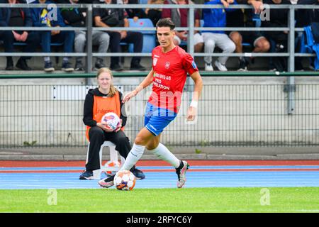 Hvidovre, Danemark. 06 août 2023. Lirim Qamili (7) de Hvidovre IF vu lors du match 3F Superliga entre Hvidovre IF et Aarhus GF à Pro ventilation Arena à Hvidovre. (Crédit photo : Gonzales photo/Alamy Live News Banque D'Images