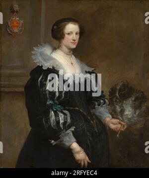 Portrait de Anna Wake (1605-1669) 1628 par Anthony van Dyck Banque D'Images