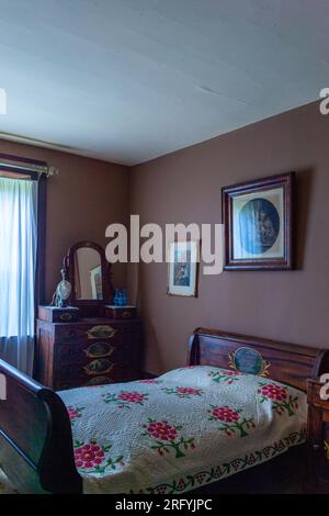 La ferme Loucks représente une ferme progressive typique des années 1860 Il est nommé pour la famille qui possédait l'impressionnante ferme en pierre que l'original Banque D'Images