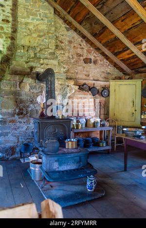La ferme Loucks représente une ferme progressive typique des années 1860 Il est nommé pour la famille qui possédait l'impressionnante ferme en pierre que l'original Banque D'Images