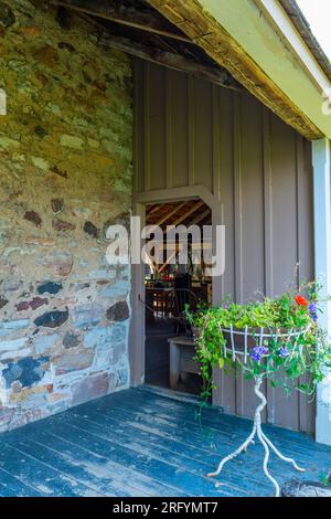 La ferme Loucks représente une ferme progressive typique des années 1860 Il est nommé pour la famille qui possédait l'impressionnante ferme en pierre que l'original Banque D'Images
