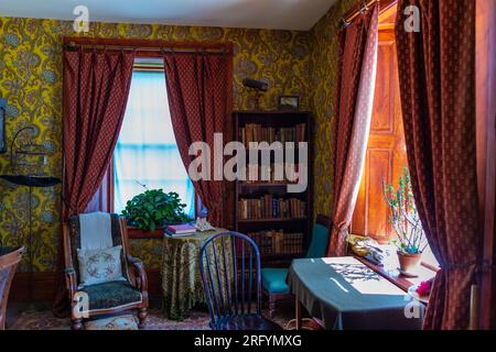La ferme Loucks représente une ferme progressive typique des années 1860 Il est nommé pour la famille qui possédait l'impressionnante ferme en pierre que l'original Banque D'Images