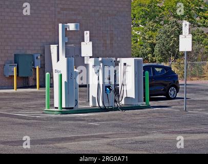 Chevrolet Bolt EUV 2023, recharge de véhicule électrique en Californie Banque D'Images