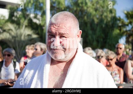 Cap d'Agde, France.25 juin, 2023.Ludovic Berthillot assiste au festival les Hérault du Cinéma et de la télévision pour le 20ème anniversaire Banque D'Images