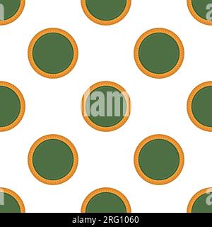 Pattern fait maison biscuit différents goût dans la pâtisserie biscuit, pattern cookie consiste en la collection naturelle savoureuse biscuit de la nourriture accessoire de pâtisserie, patte Illustration de Vecteur