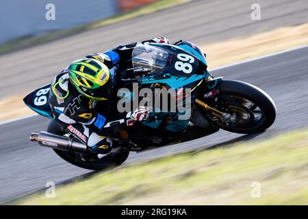 Suzuka, Japon, 6 août 2023. Ryosuke Katahira du Japon sur le Team CLUB NEXT&HONDA DREAM TAKASAKI Honda CBR1000RR-R Fireblade SP Category EWC lors de la 44e course d'endurance Coca-Cola Suzuka 8hrs 2023, Suzuka, Japon. Crédit : Ivica Glavas/Speed Media/Alamy Live News Banque D'Images