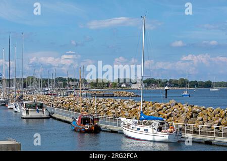 Marina, Schilksee, Kiel, Schleswig-Holstein, Allemagne Banque D'Images