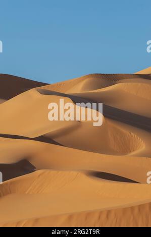Dunes de sable dans l'Erg Awbari.Fezzan, Libye Banque D'Images