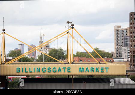 Billingsgate Fish Market Canary Wharf Londres Banque D'Images