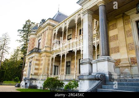 Villa Hermès à Vienne en Autriche, un palais dans la forêt Banque D'Images