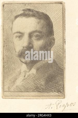 E.D. Adams, 3e planche d'Alphonse Legros Banque D'Images