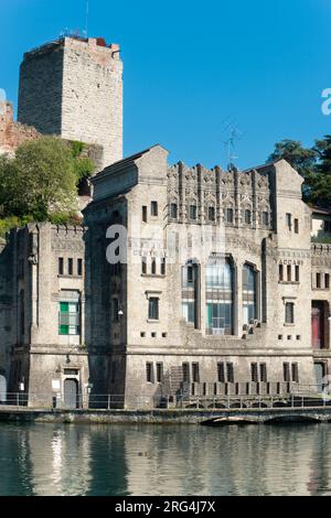 Italie, Lombardie, Trezzo sull' Adda, Centrale hydroélectrique de Taccani construite en 1906, architecte Gaetano Moretti Banque D'Images