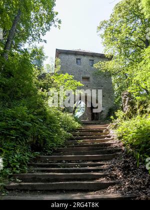 Une vue du château de Muran en Slovaquie Banque D'Images