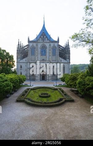 La cathédrale de St. Barbara (joyau de la période gothique tardive, inscrite sur la liste du patrimoine mondial de l'UNESCO) à Kutna Hora, République tchèque, le 20 mai 2 Banque D'Images