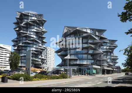 The Kaktus / Cactus Towers ou Esbjerg Towers (2019), Esbjerg, Danemark. Banque D'Images