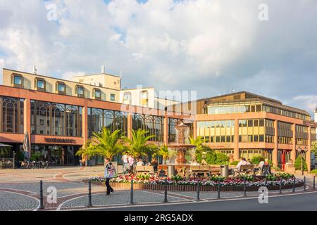 Bad Homburg vor der Höhe : Maison thermale Kurhaus, fontaine à Taunus, Hesse, Hesse, Allemagne Banque D'Images