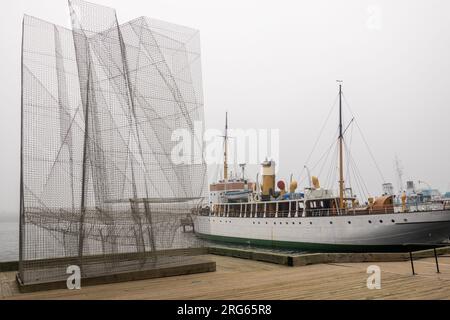 CSS Acadia Museum navire du Musée maritime de l'Atlantique à Halifax Nouvelle-Écosse Canada Banque D'Images