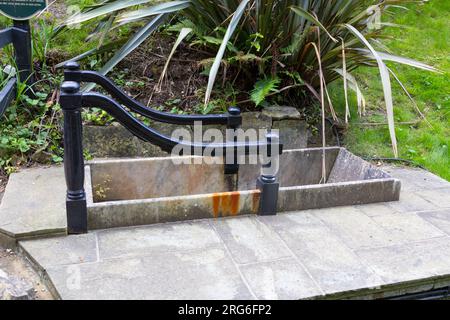 Bain de saumure chaude victorienne, shanklin Chine, iow, royaume-uni Banque D'Images