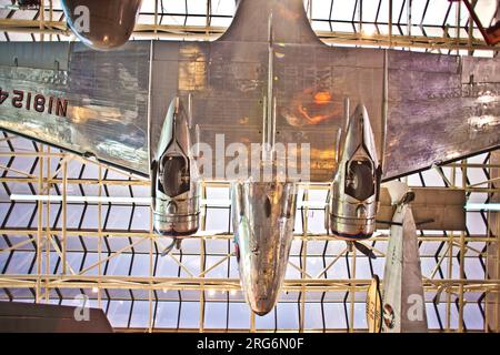WASH DC - 10 juillet : le musée national de l'air et de l'espace de Washington a été créé en 1946 et contient la plus grande collection d'avions et d'espaces historiques Banque D'Images