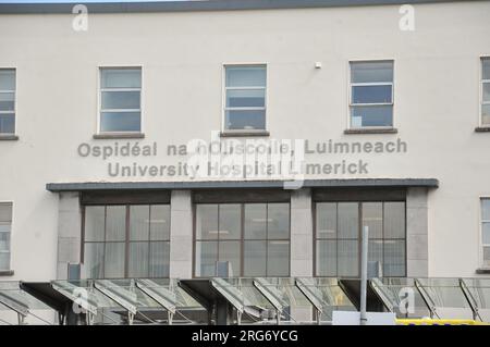 Hôpital universitaire Limerick. Irlande Banque D'Images