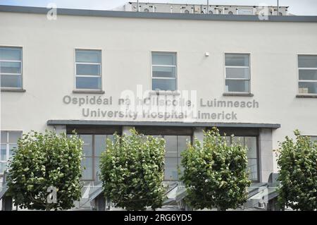Hôpital universitaire Limerick. Irlande Banque D'Images
